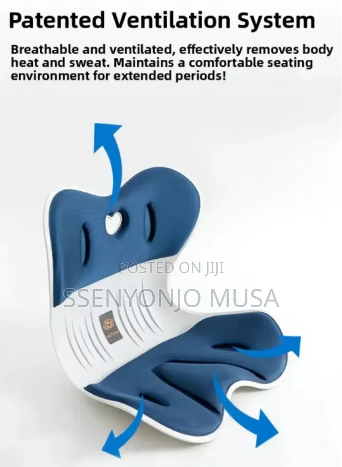 Ergonomic Chair Back Support Lumbar Cushion for Posture Correction