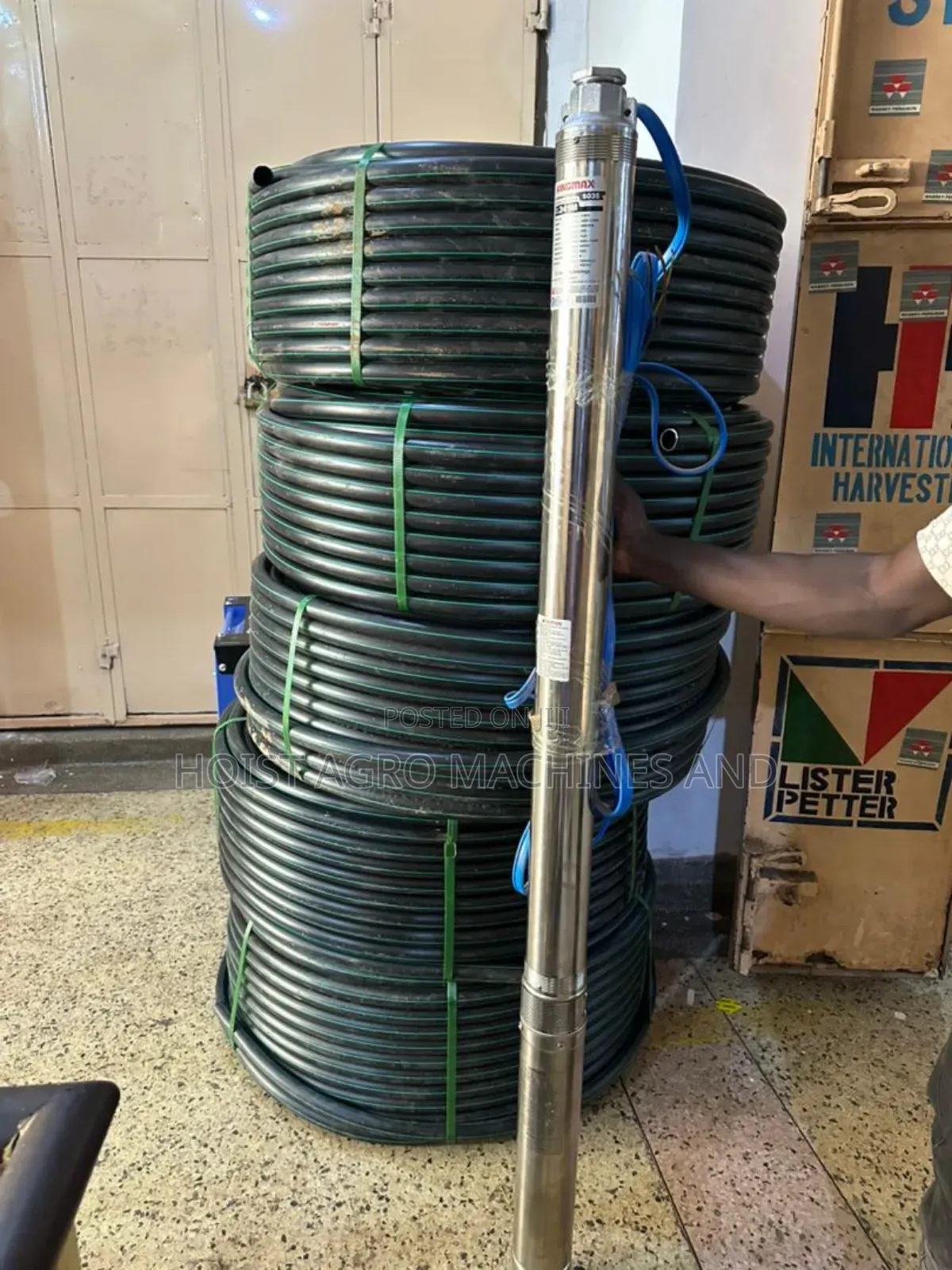 Deep Well Submersible Water Pump245m and 500meters Pipes