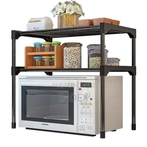 2 Tier Microwave Stand Oven Rack Shelf