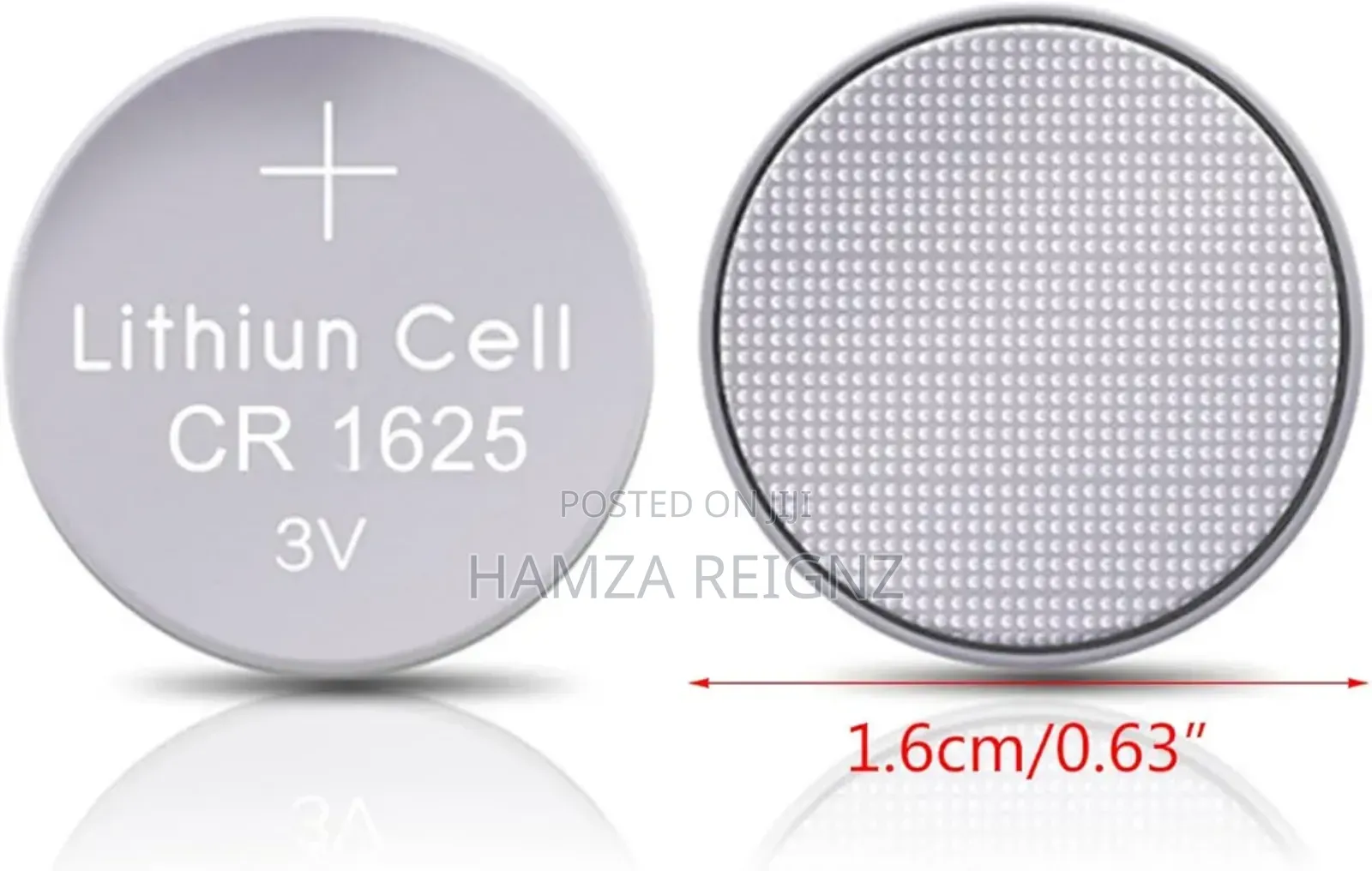5pcs Small Electronic Devices Cr1625 Button Cell Batteries Coin Cell