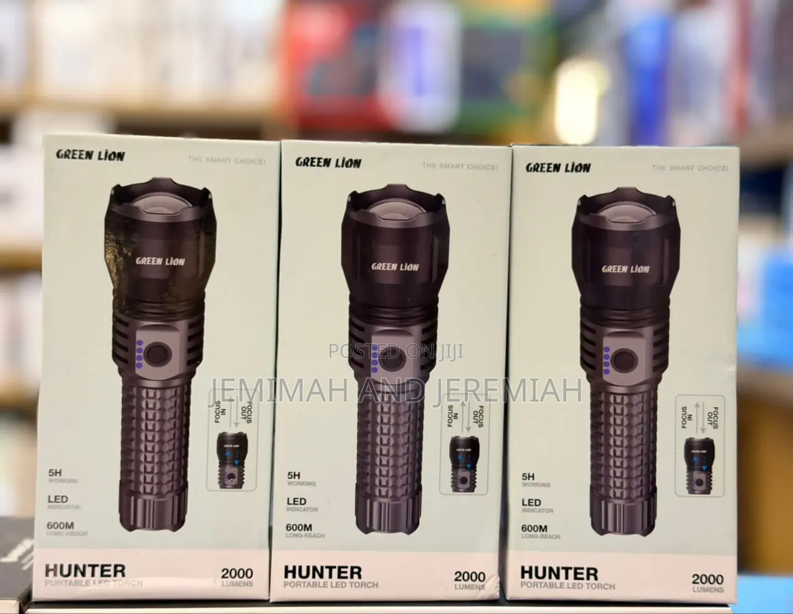 Green Lion Hunter Portable Led Torch