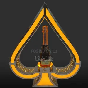 Acrylic Wine Bottle Glorifier and Bottle Holder