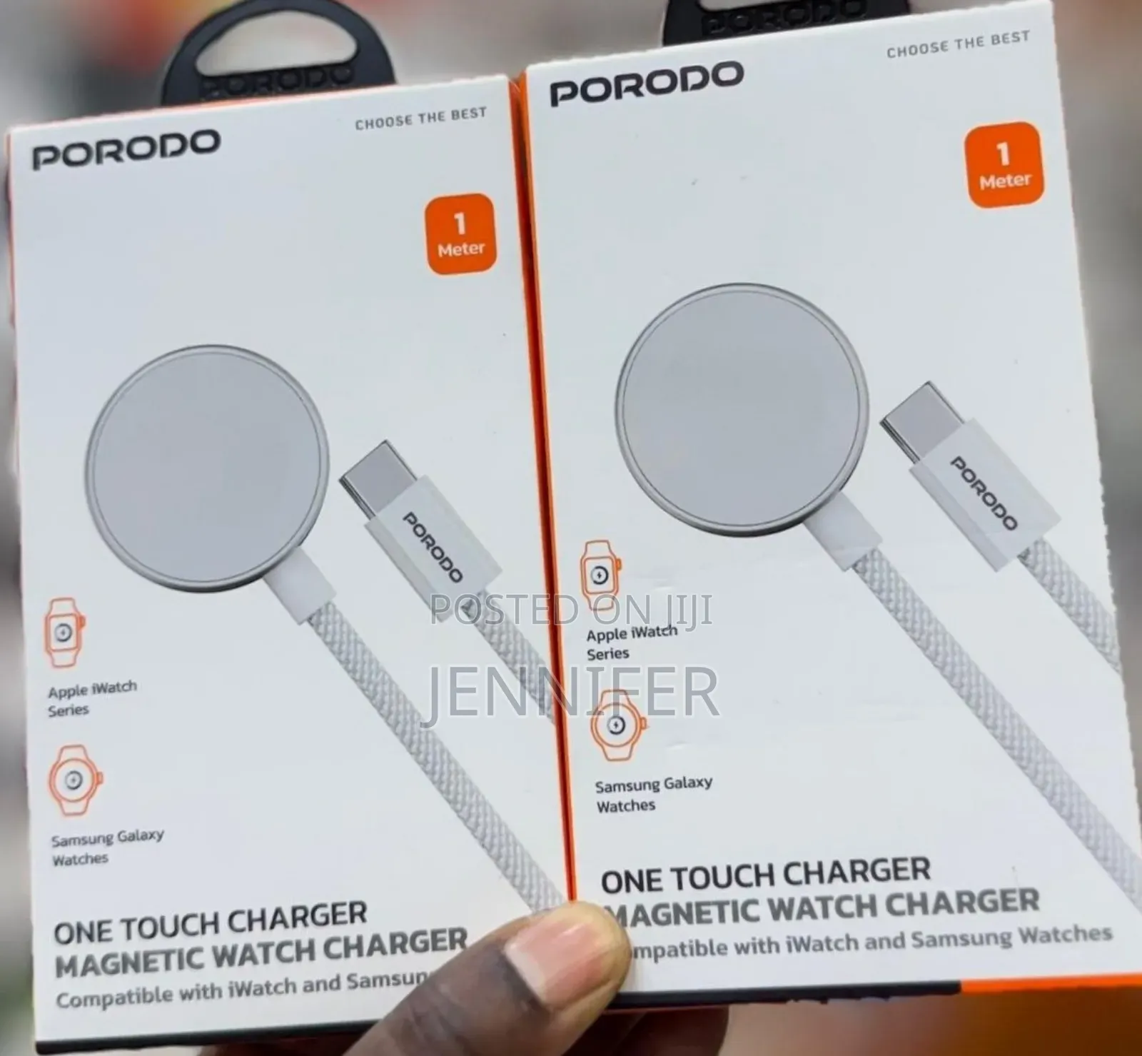 Porodo One Touch Magnetic Watch Charger