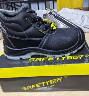 Safety Boy Heavy Duty Men's Boots Shoes - Black