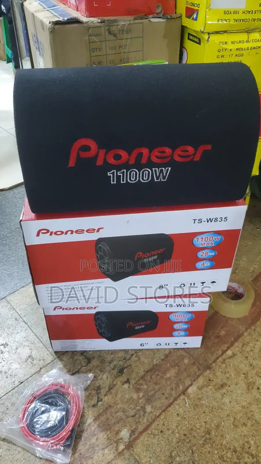 Pioneer Ts-W835 8" Car Subwoofer – Deep, Powerful 1100w Bass