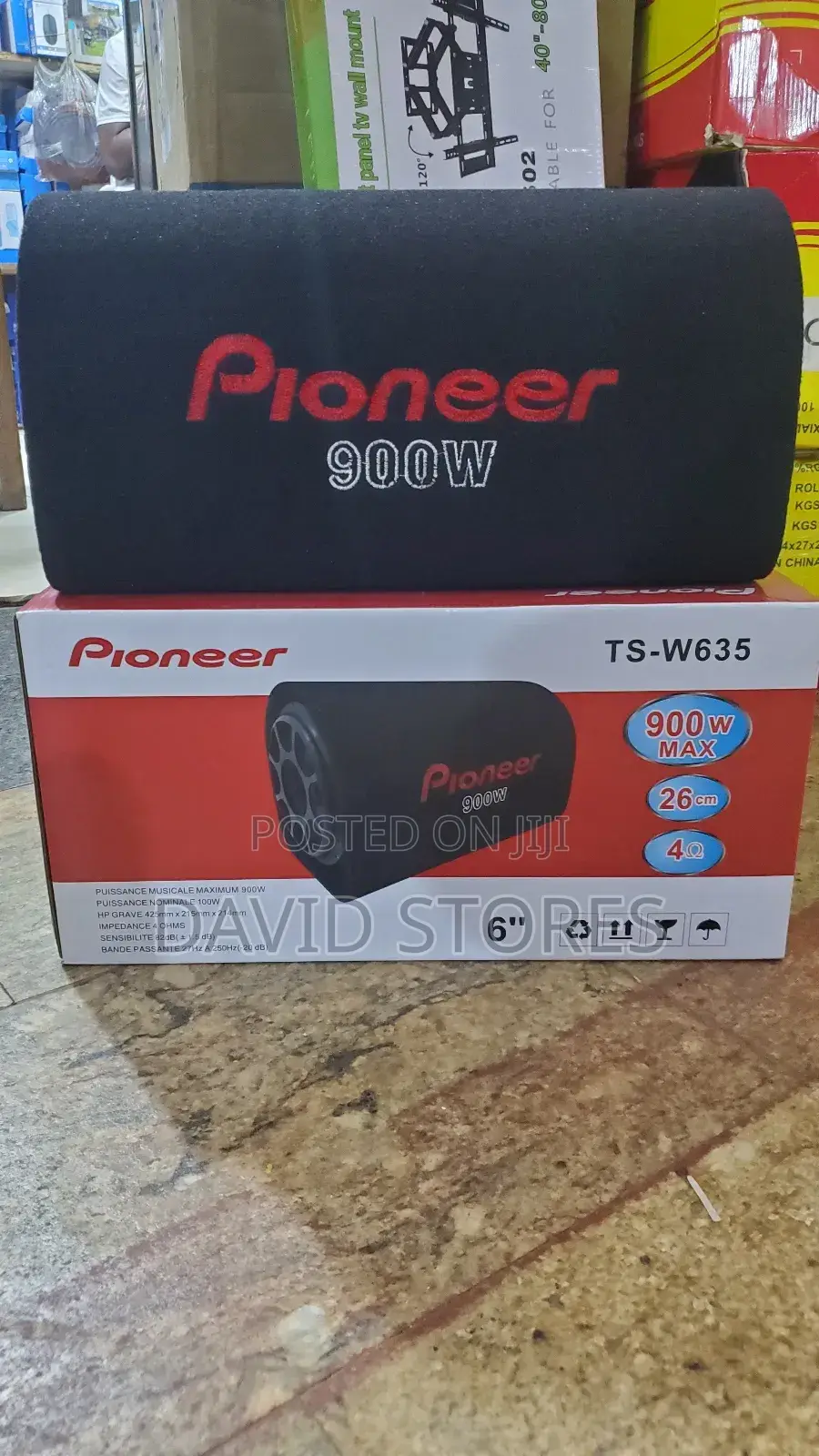 Pioneer Ts-W635 6" Car Subwoofer – Deep, Powerful 900w Bass