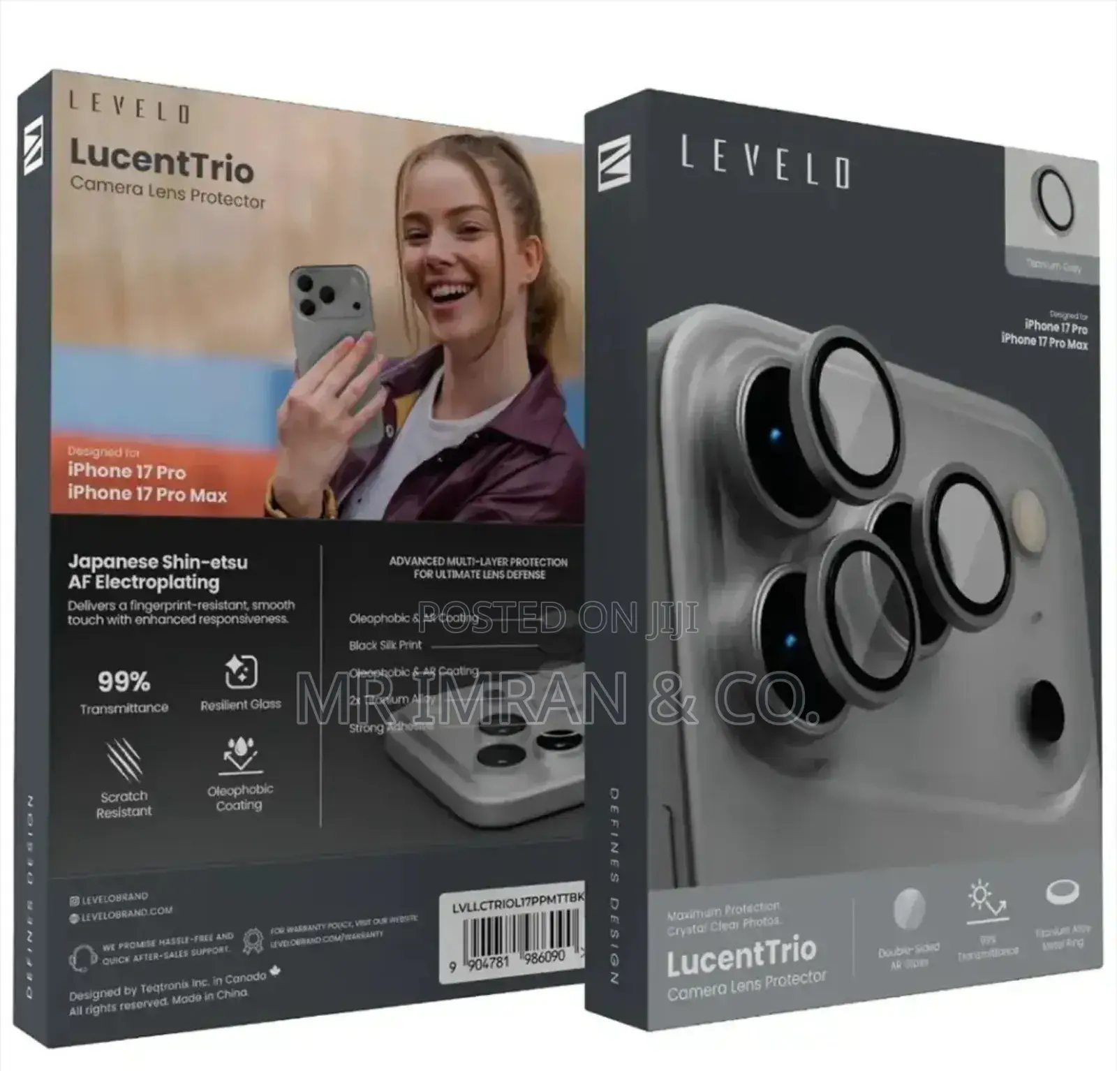 Levelo Trio Pro Camera Lens Protectors