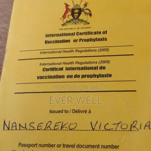 Yellow Fever Vaccination (Booklets)