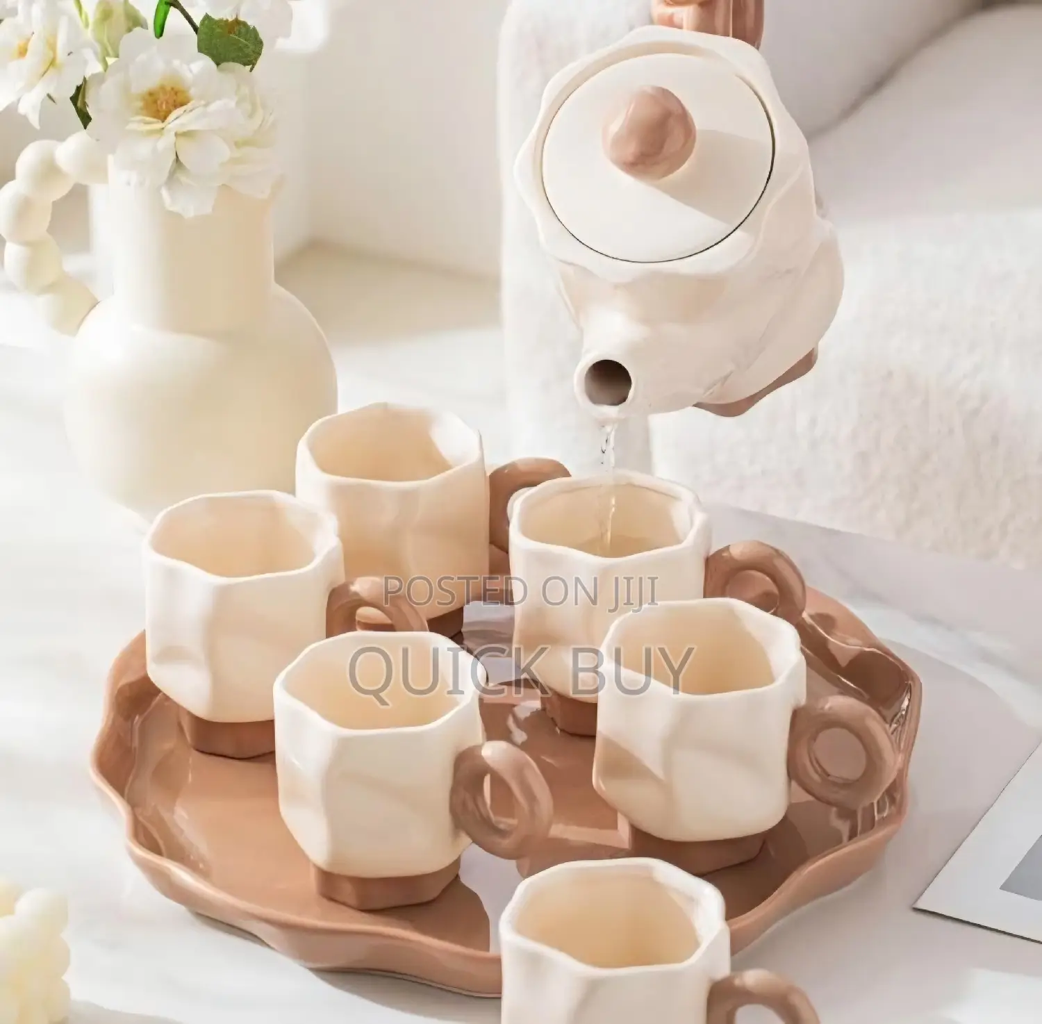 8pcs Modern Tea Coffee Ceramic Set