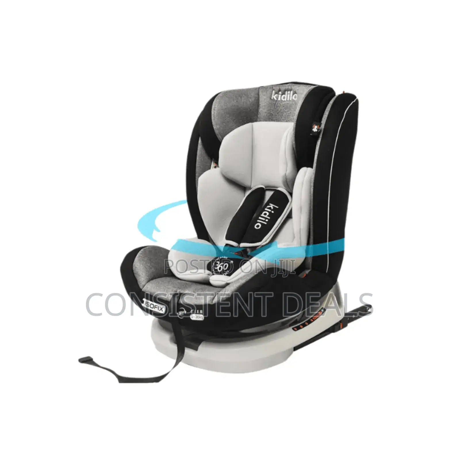 360° Swivel Baby Car Seat W Isofix