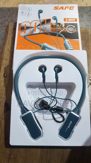 Safe Round-neck Wireless Sports Headset – Extra Bass, Hd Calling