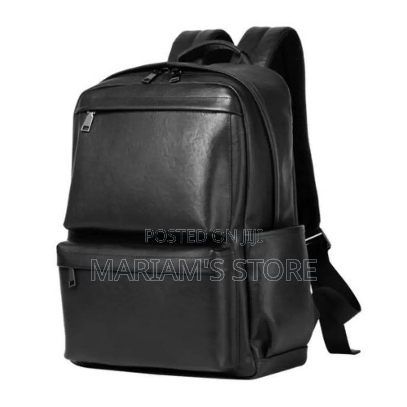 Leather Large Capacity Backpack Men's Business Casual