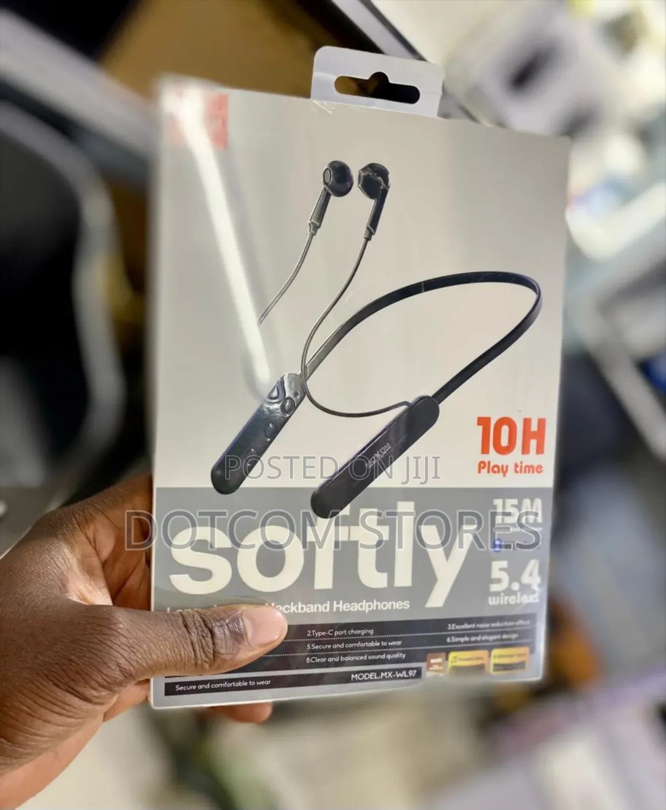 Moxom Mx-Wl97 Wireless Neckband Headphones.