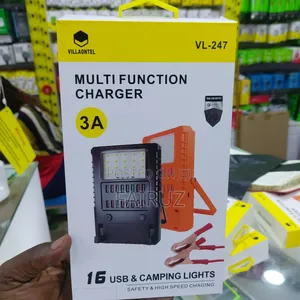 Multifunction Charger 16 Usb and Camping Solar Light