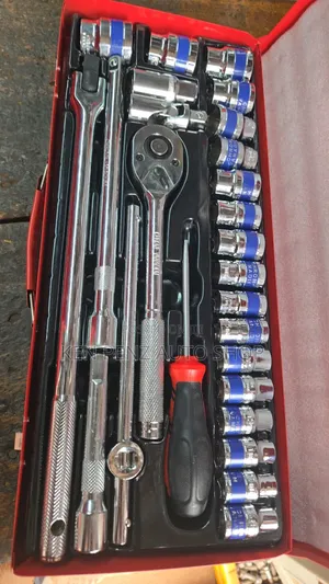 24 Piece 1/2 Inch Drive Socket Wrench Set