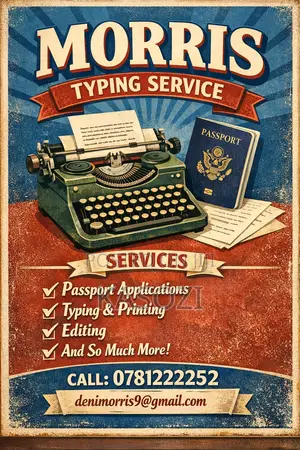 Passport Application Help • Cv Editing • Typing Letters