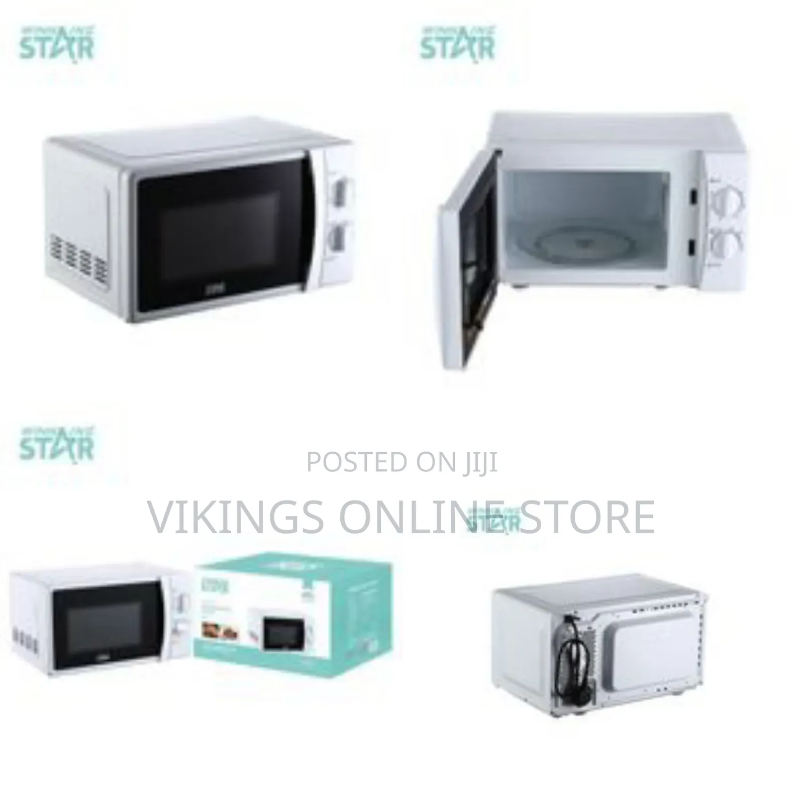 Winning Star 20l Micorowave Oven With Mechnical 30 Min Timer Control