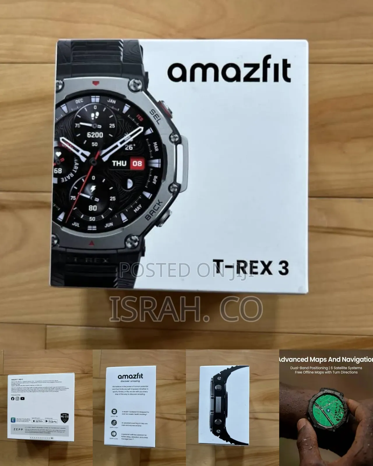 Amazfit T-rex 3 48.5mm Fitness Smart Watch W/ Voice Control