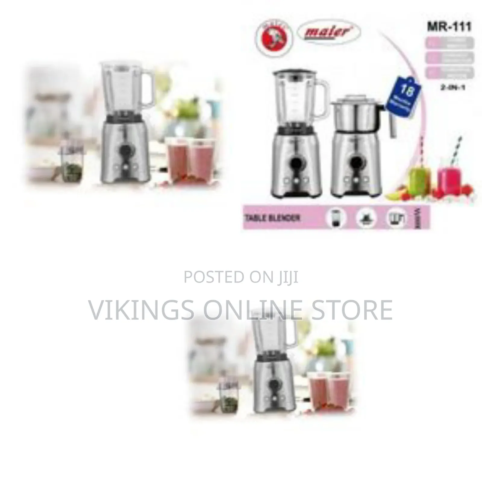 Maier 2 in 1 Stainless Steel Mixer Grinder and Blender