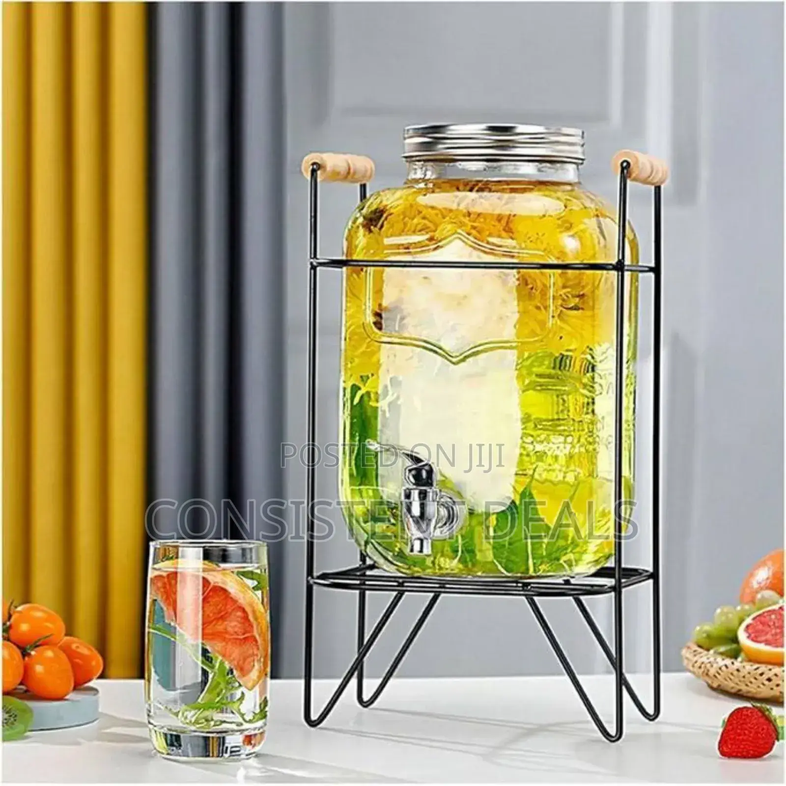 5l Glass Jar Beverage Dispenser