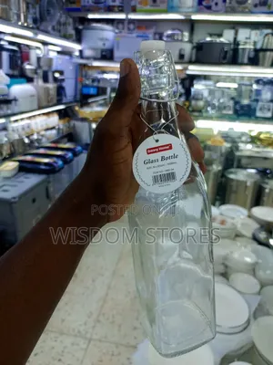 1000ml (1 Liter) Clear Glass Container