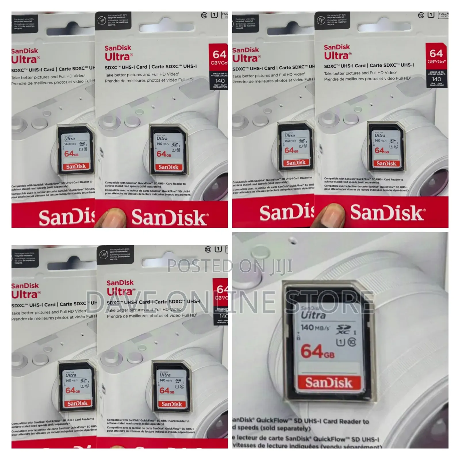 Sandisk Ultra 64gb SDXC Uhs-I Memory Card -