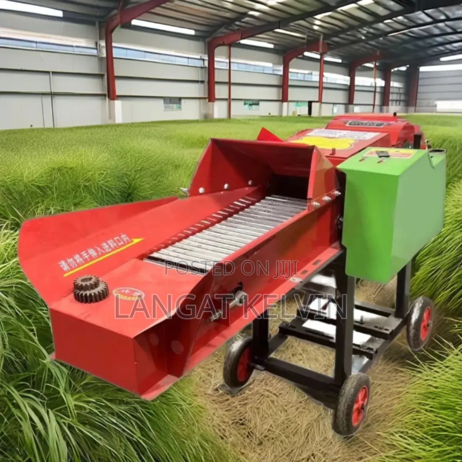 Diesel Animal Feed Chaff Cutter Machine With 8hp Diesel Engine