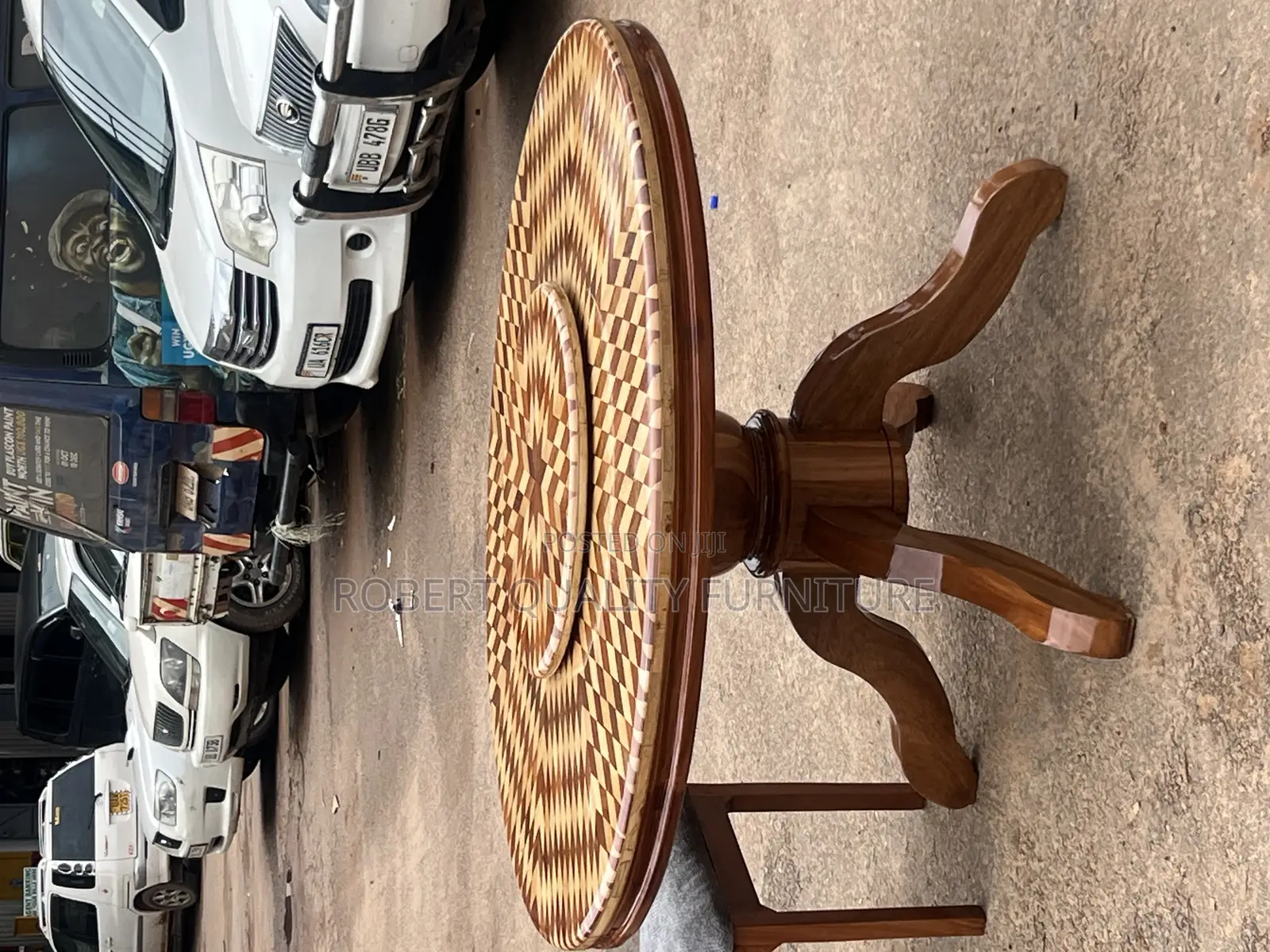 Dining 6 Seat in Mahogany and Mugavu and Musamwba