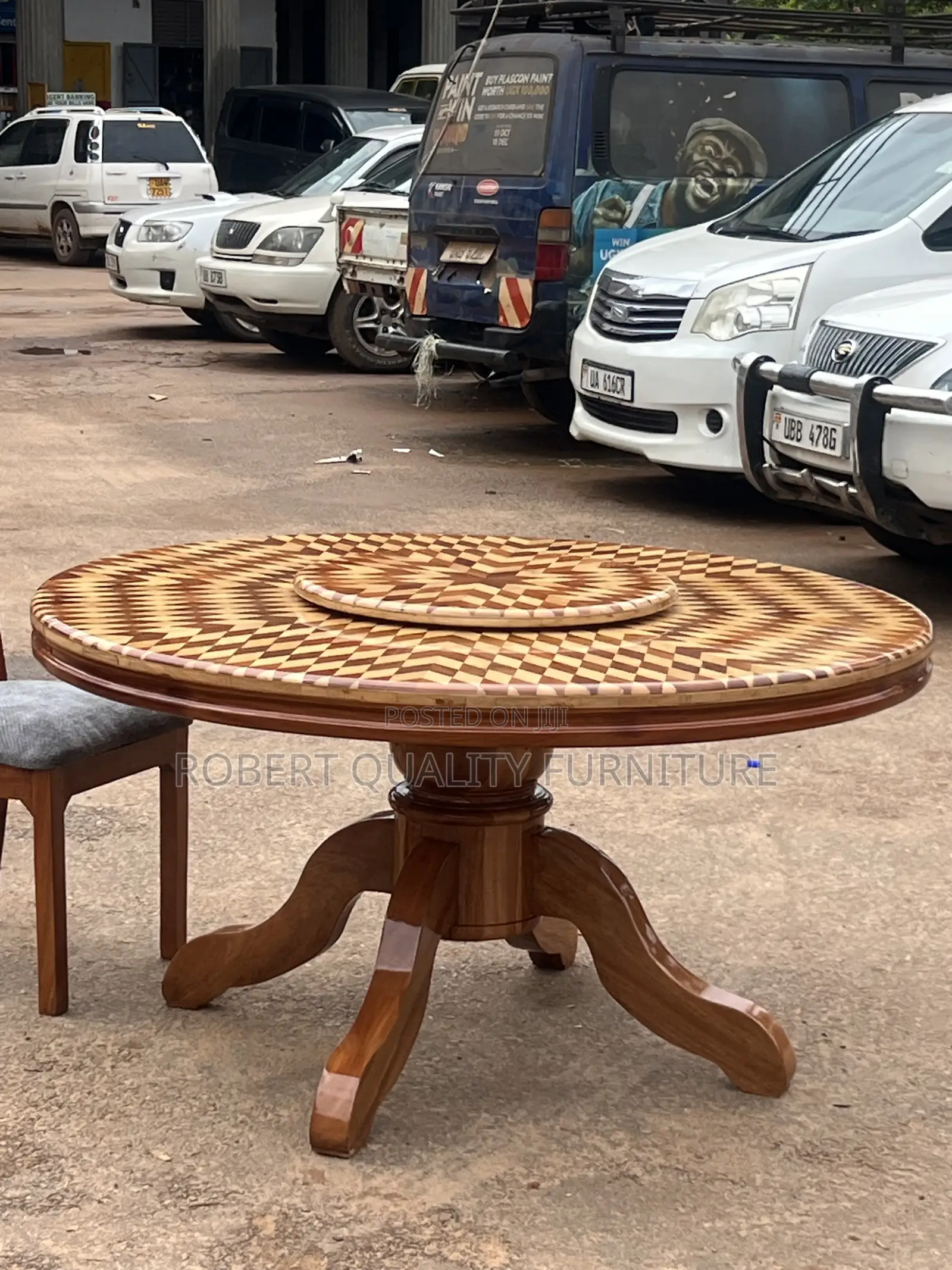 Dining 6 Seat in Mahogany and Mugavu and Musamwba