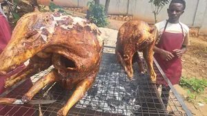 Full Goat Roasting "For Parties. Wedding. Or Any Activities"
