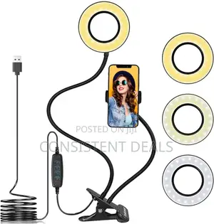 Ultimate Selfie Ring Light With Adjustable Phone Holder