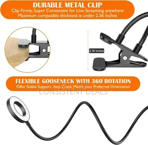 Ultimate Selfie Ring Light With Adjustable Phone Holder