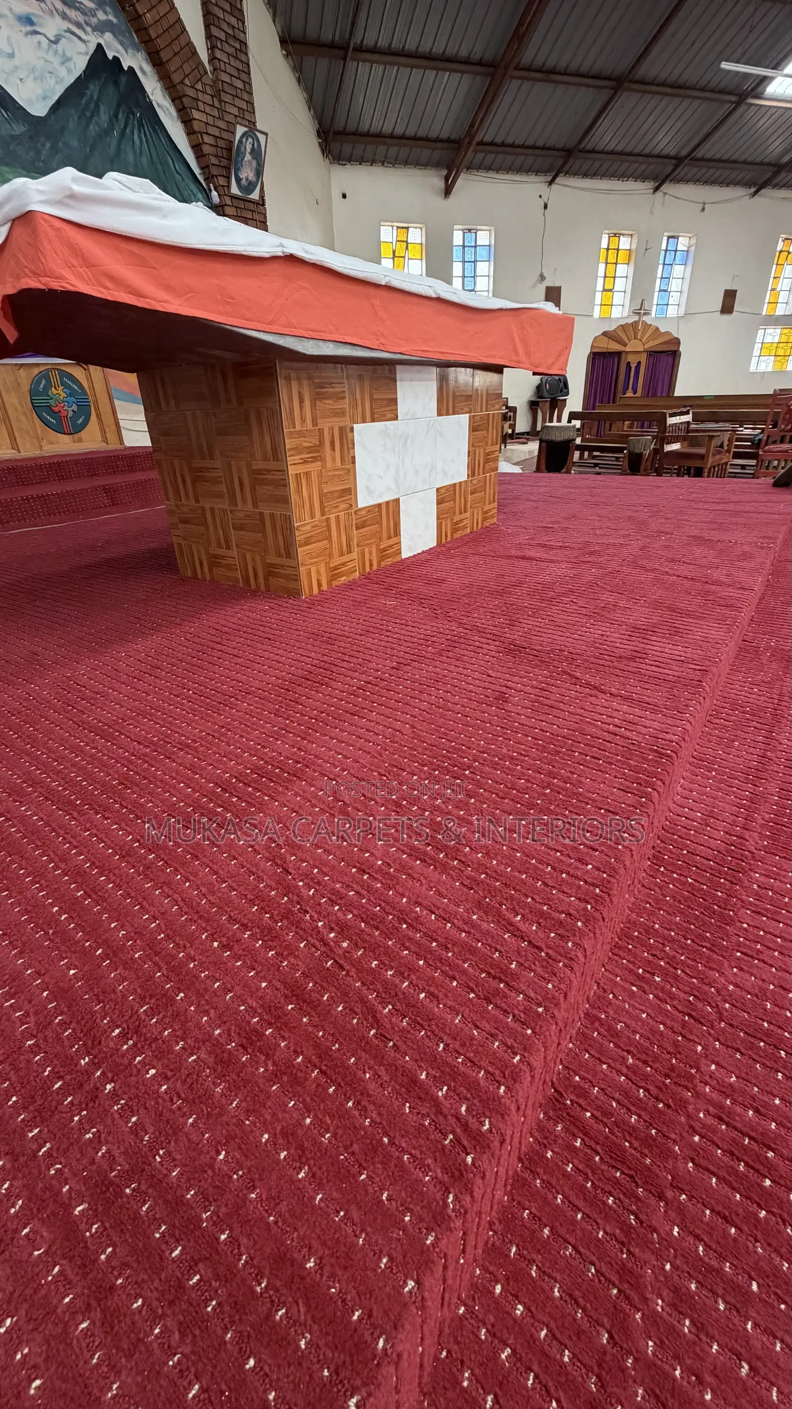 Church Wall to Wall Carpets | Pulpit, Altar Mosque Carpets