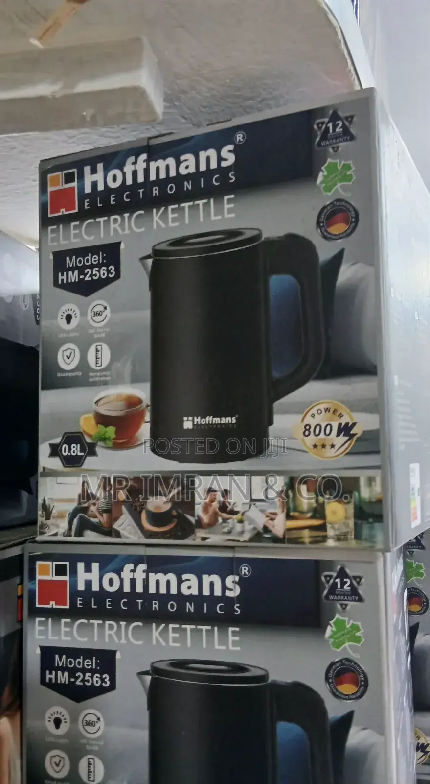 Hoffmans Hm-2563 Electric Travel Kettle.