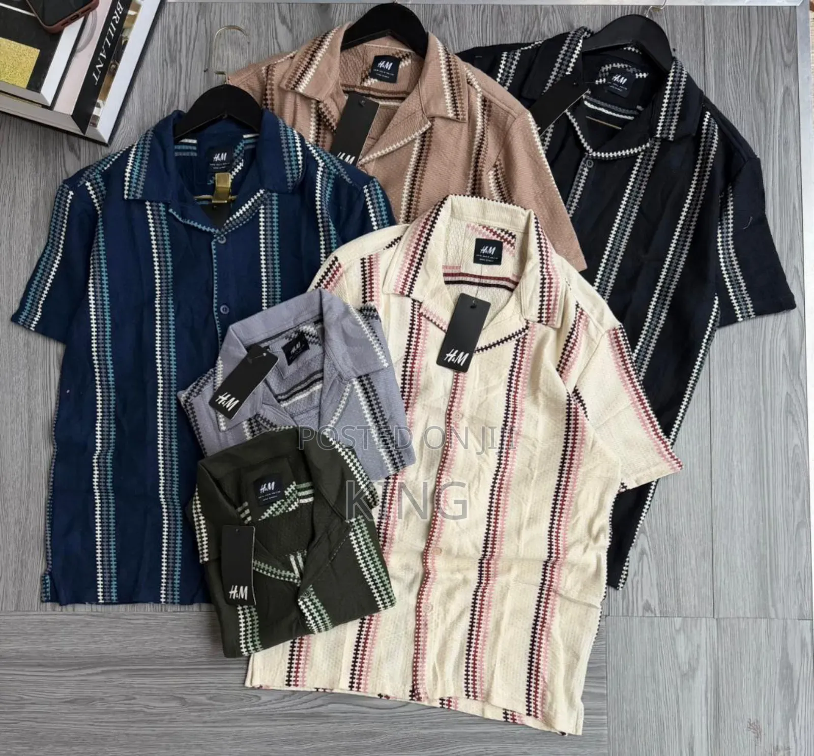 Zara Men's Collared Short-Sleeve Button-Up Shirts