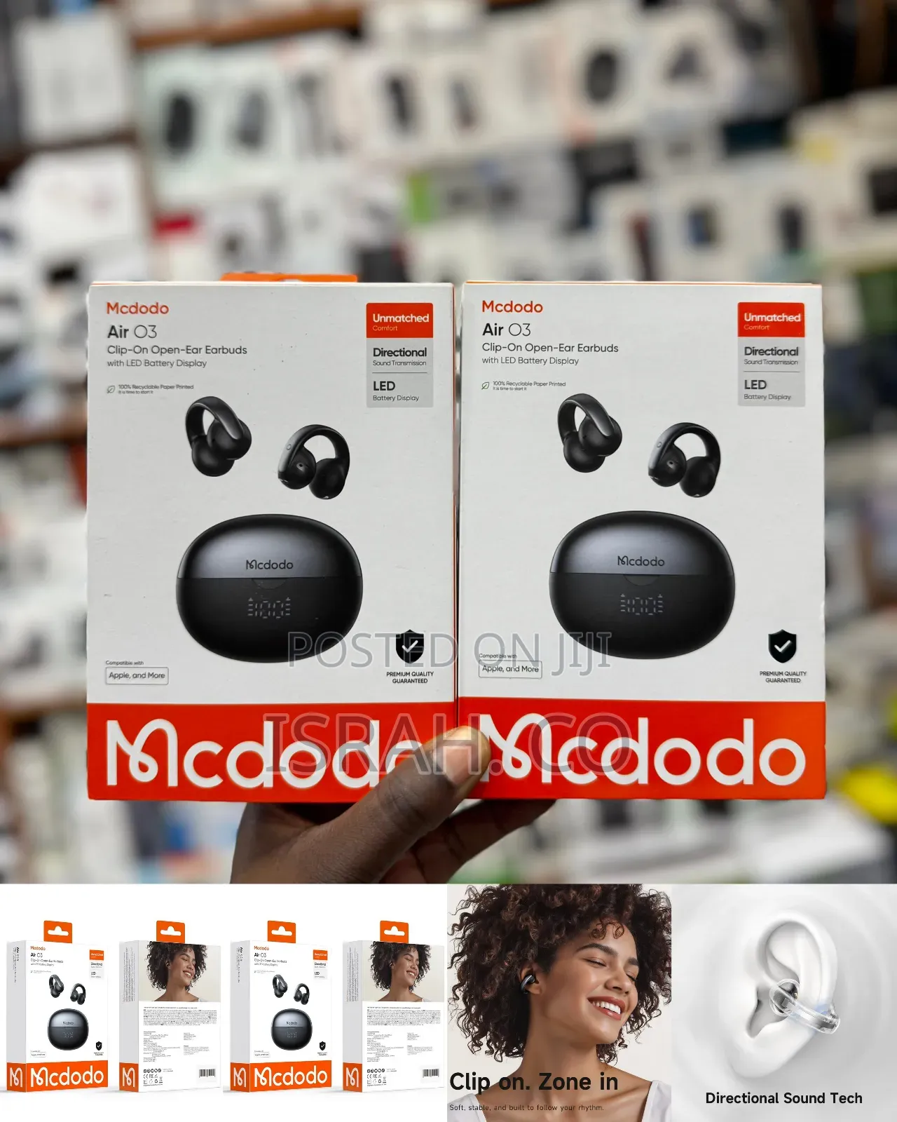 Mcdodo Air O3 Series Clip-on Tws Earbuds
