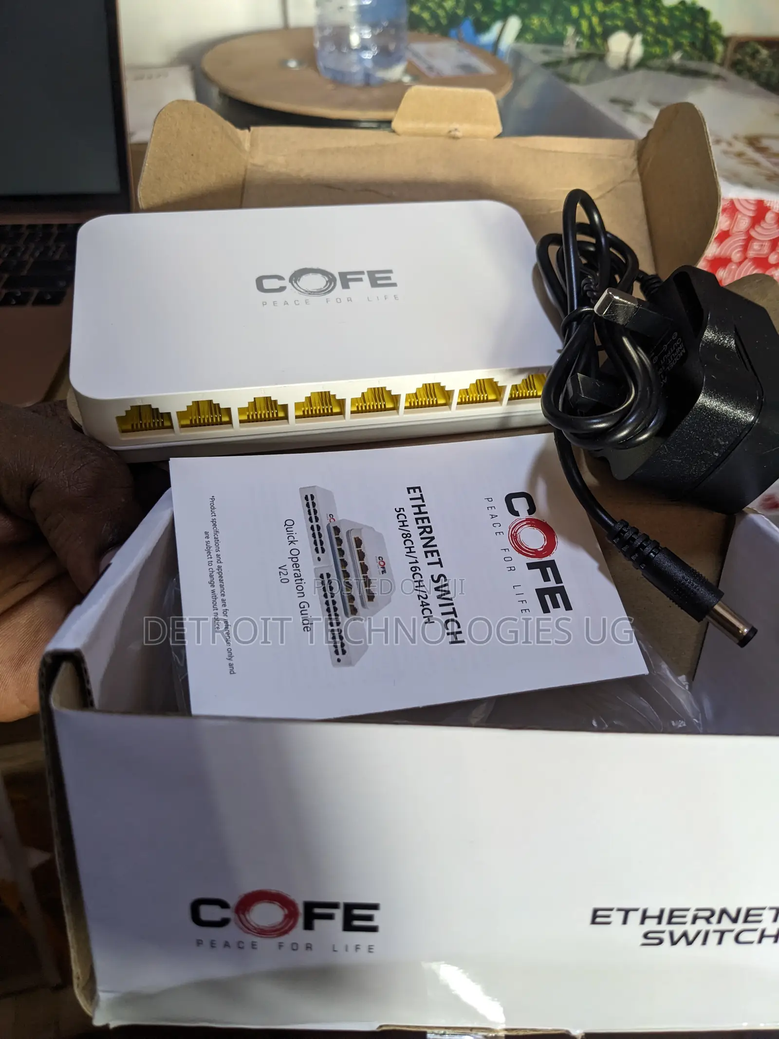 Cofe 8 Port Ethernet Network Switch