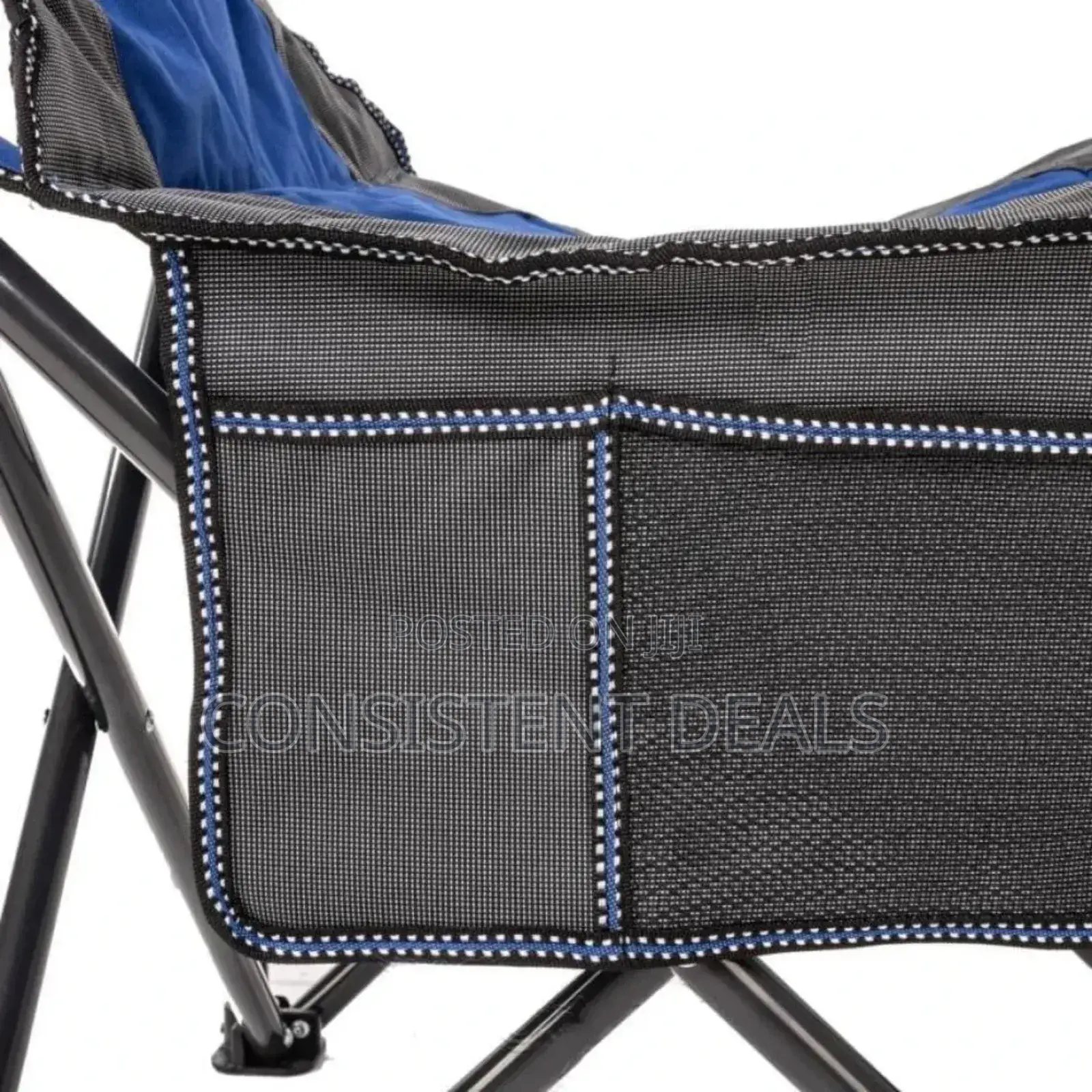 Portable Folding Camping Chair With Cup Holder and Side Storge