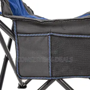 Portable Folding Camping Chair With Cup Holder and Side Storge