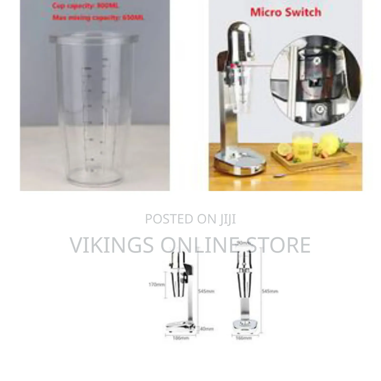Commercial Milkshake Maker Stainless Steel Drink Mixer Milkshake