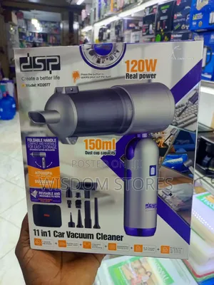 DSP Kd2077 Cordless, 11-in-1 Handheld Vacuum Cleaner