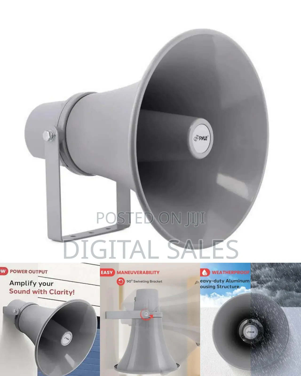 5 Core Uhc-150 Abs Outdoor/Indoor Speaker Horn