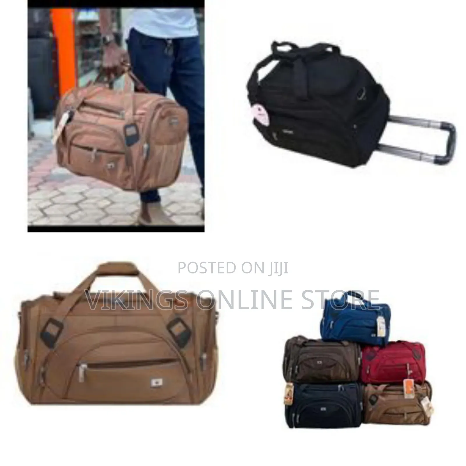 Wheeled Duffel Bag Vintage Canvas Travel Bags Men Duffel Bag Travel