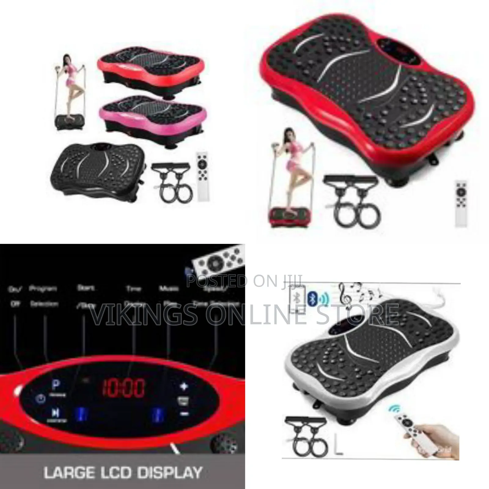 LCD 4d Vibration Platform Plate Whole Body Massager Machine