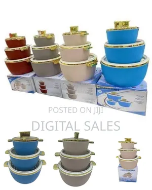 3-Piece Set of Elegant Stackable Insulated Serving Dish