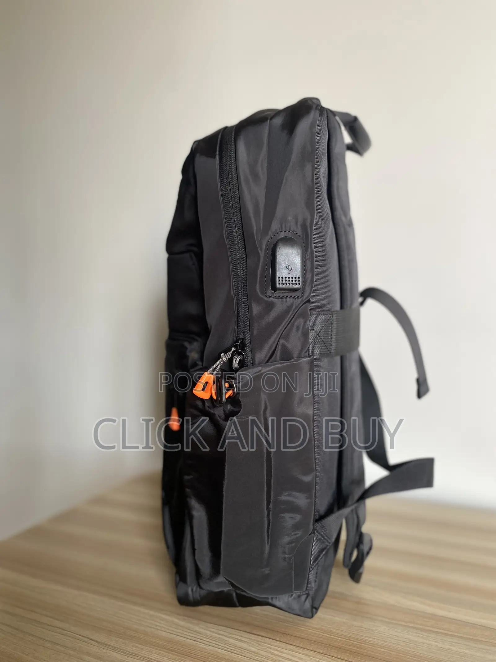 Casual Backpack School Bags for Laptop 15.6 Inch Backpack - Black