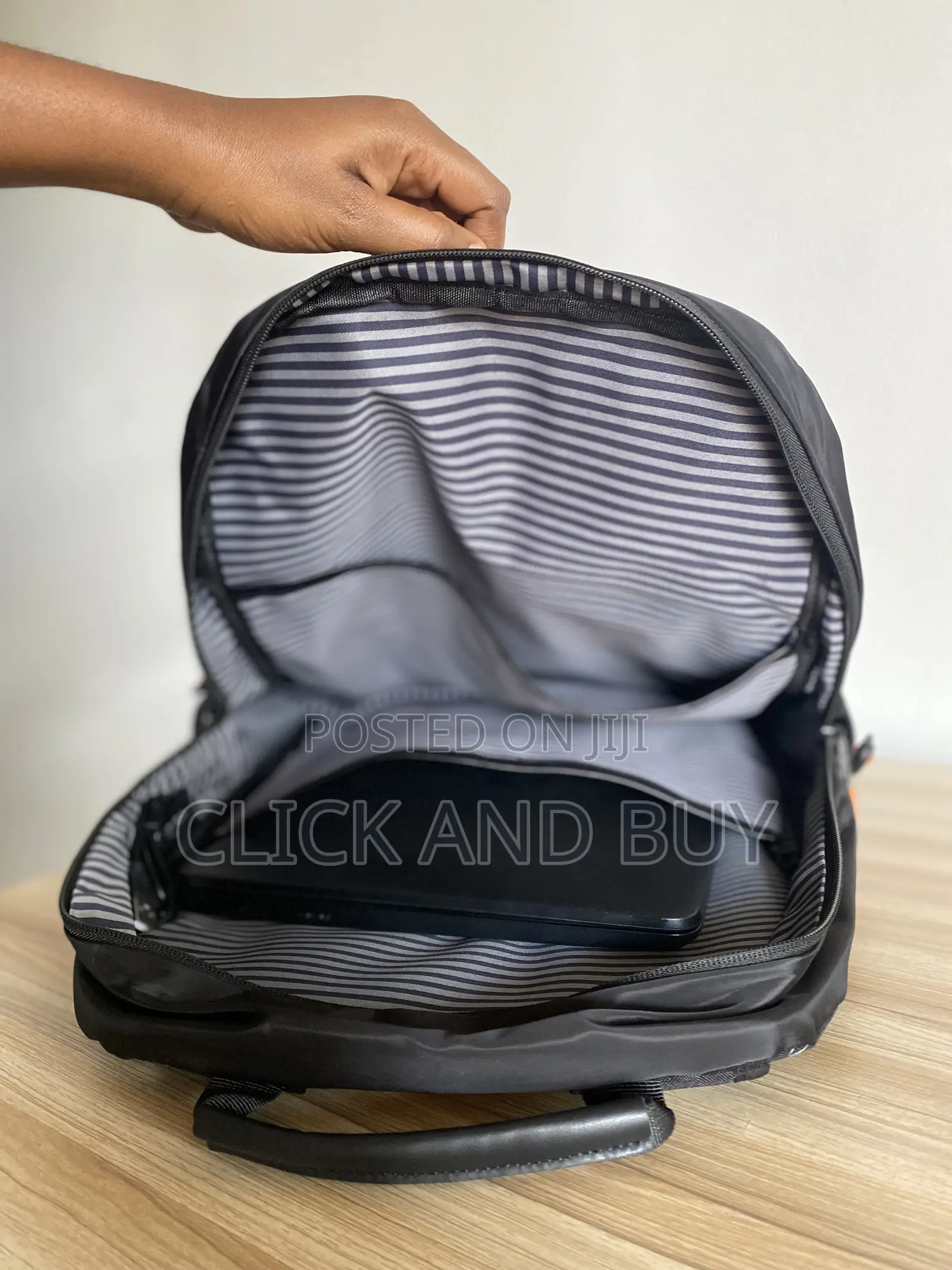 Casual Backpack School Bags for Laptop 15.6 Inch Backpack - Black