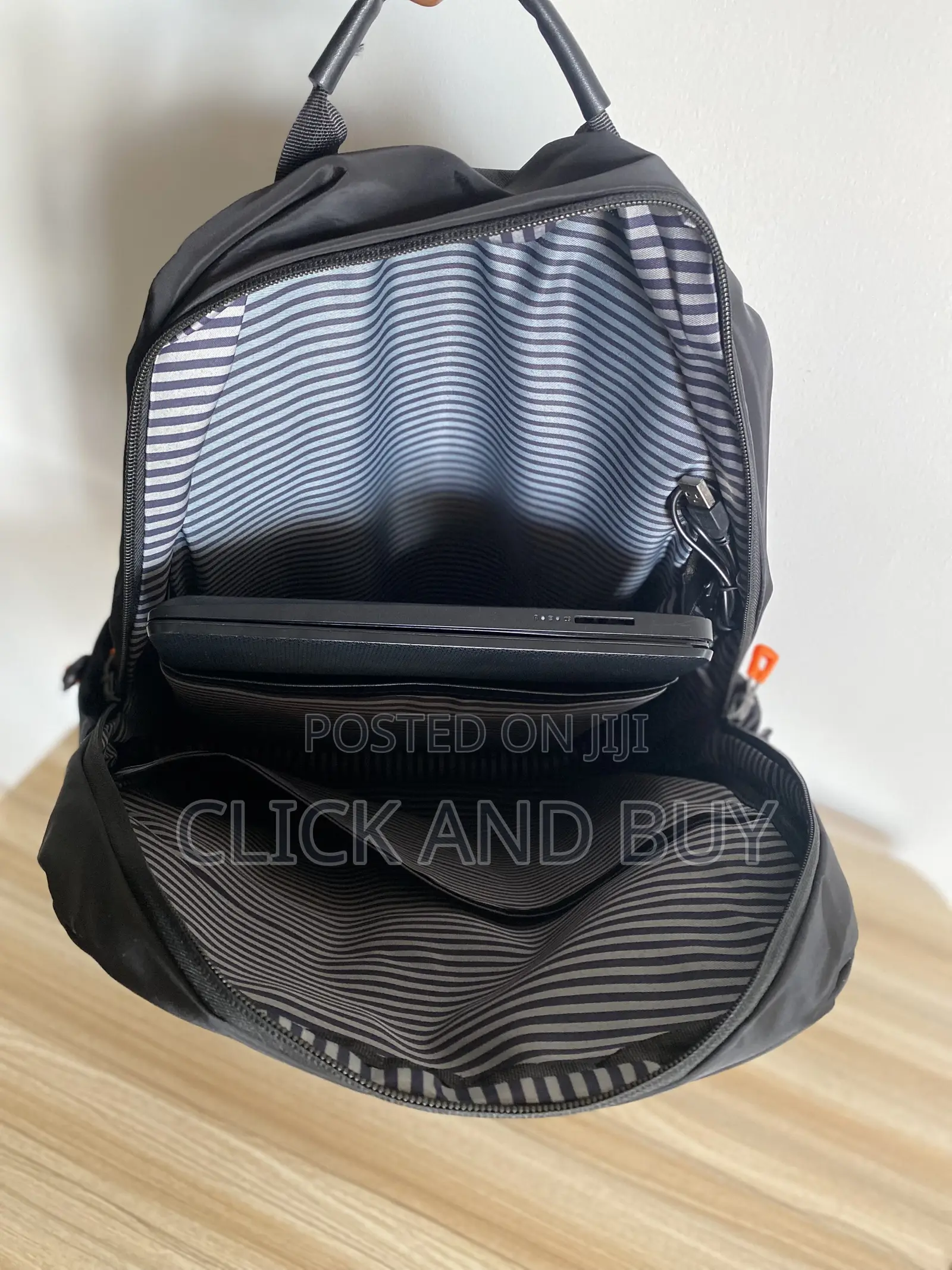 Casual Backpack School Bags for Laptop 15.6 Inch Backpack - Black