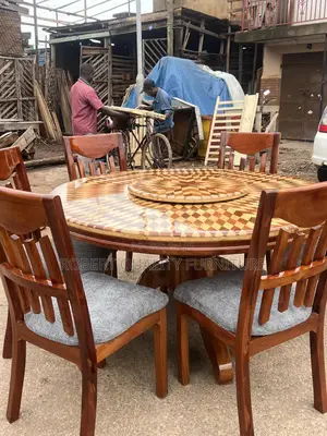 Dining 6 Seat in Mahogany and Mugavu and Musamwba