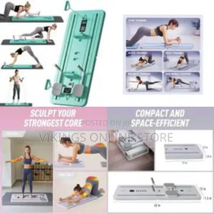 5 In1 Multi-Functional Foldable Pilates Reformer Board With Ab Roller